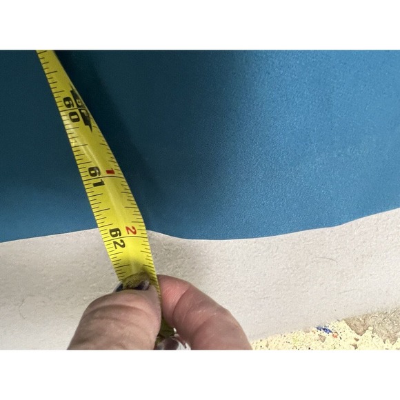 Kay Unger Megan Jewel Neck Column Gown in Baltic Blue New $298 Plus ~Size 18 - Picture 5 of 16